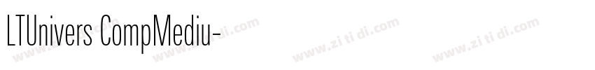 LTUnivers CompMediu字体转换